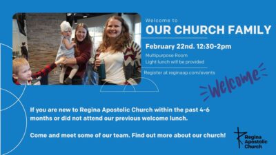 Welcome to Our Church Family Lunch